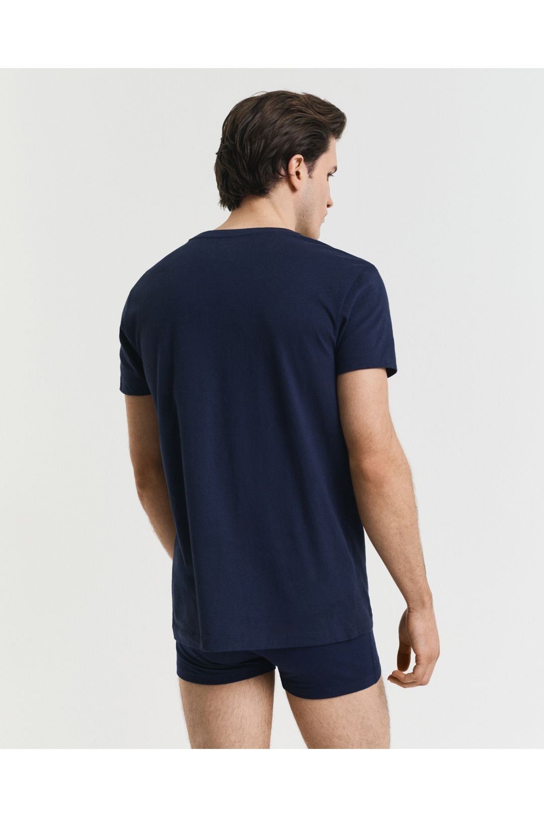 Gant Gant Men's Crew Neck T-Shirt 2 Pack Navy Blue - 3