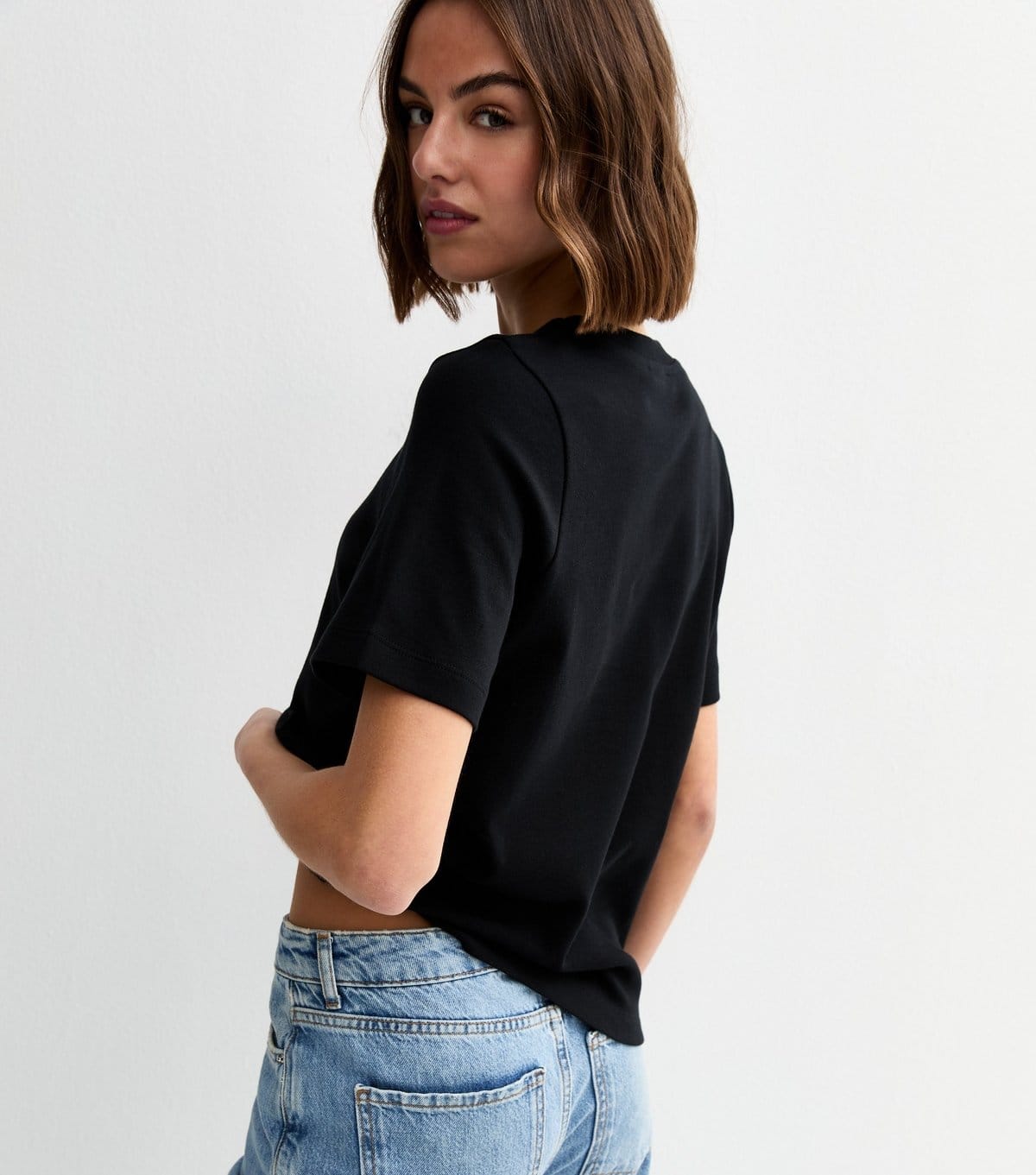 New Look Women's Premium Black Heavyweight Cotton T-Shirt New Look - 4