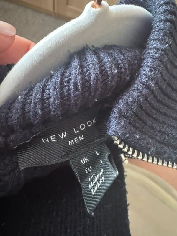 New Look New looks men’s quarter zip knit