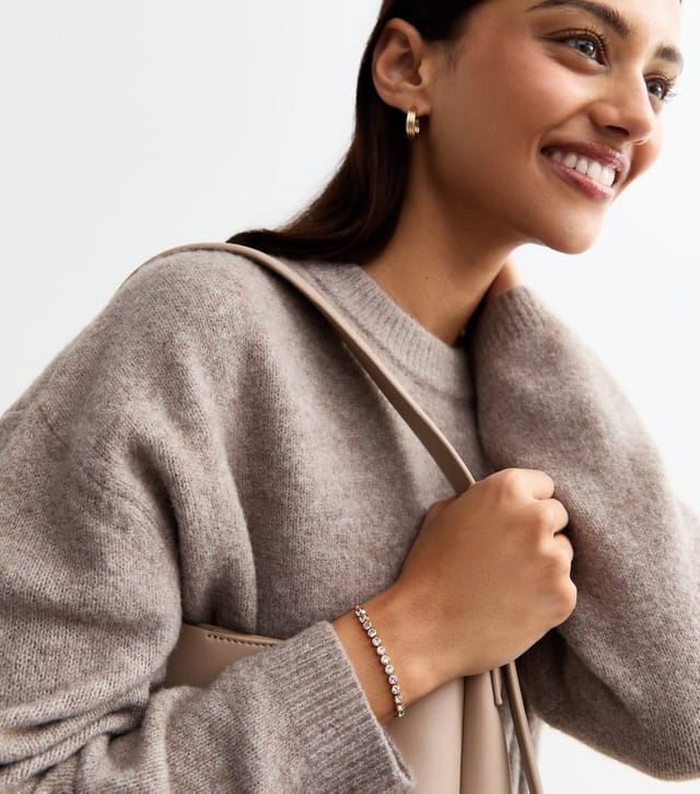 New Look 18ct Gold Plated Diamanté Bracelet New Look - 2