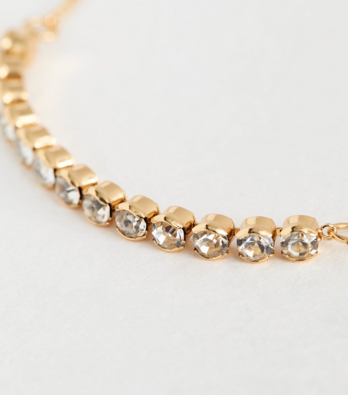 New Look 18ct Gold Plated Diamanté Bracelet New Look - 4