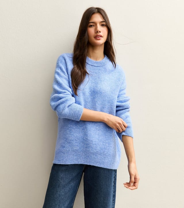 New Look Women's Blue Chunky Oversized Jumper New Look - 2