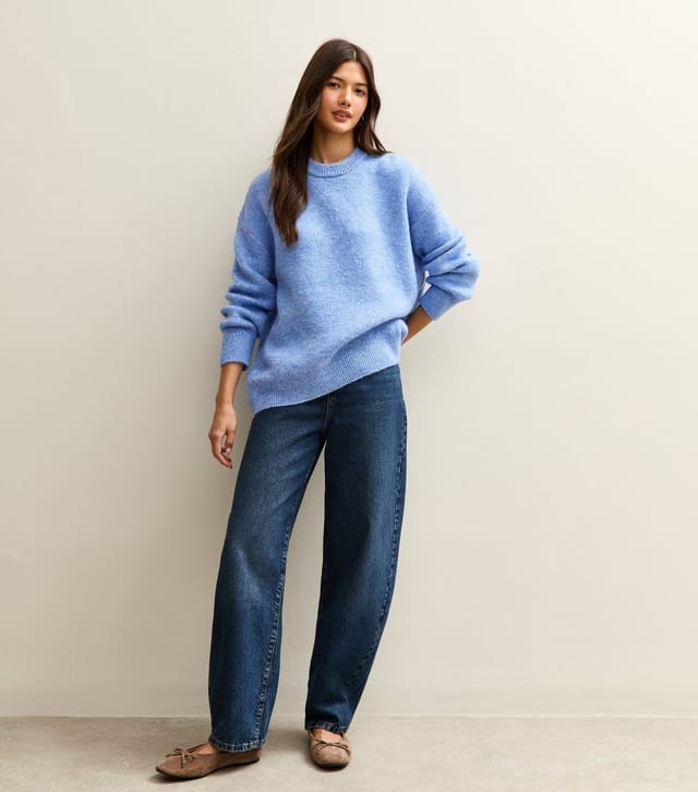 New Look Women's Blue Chunky Oversized Jumper New Look - 3
