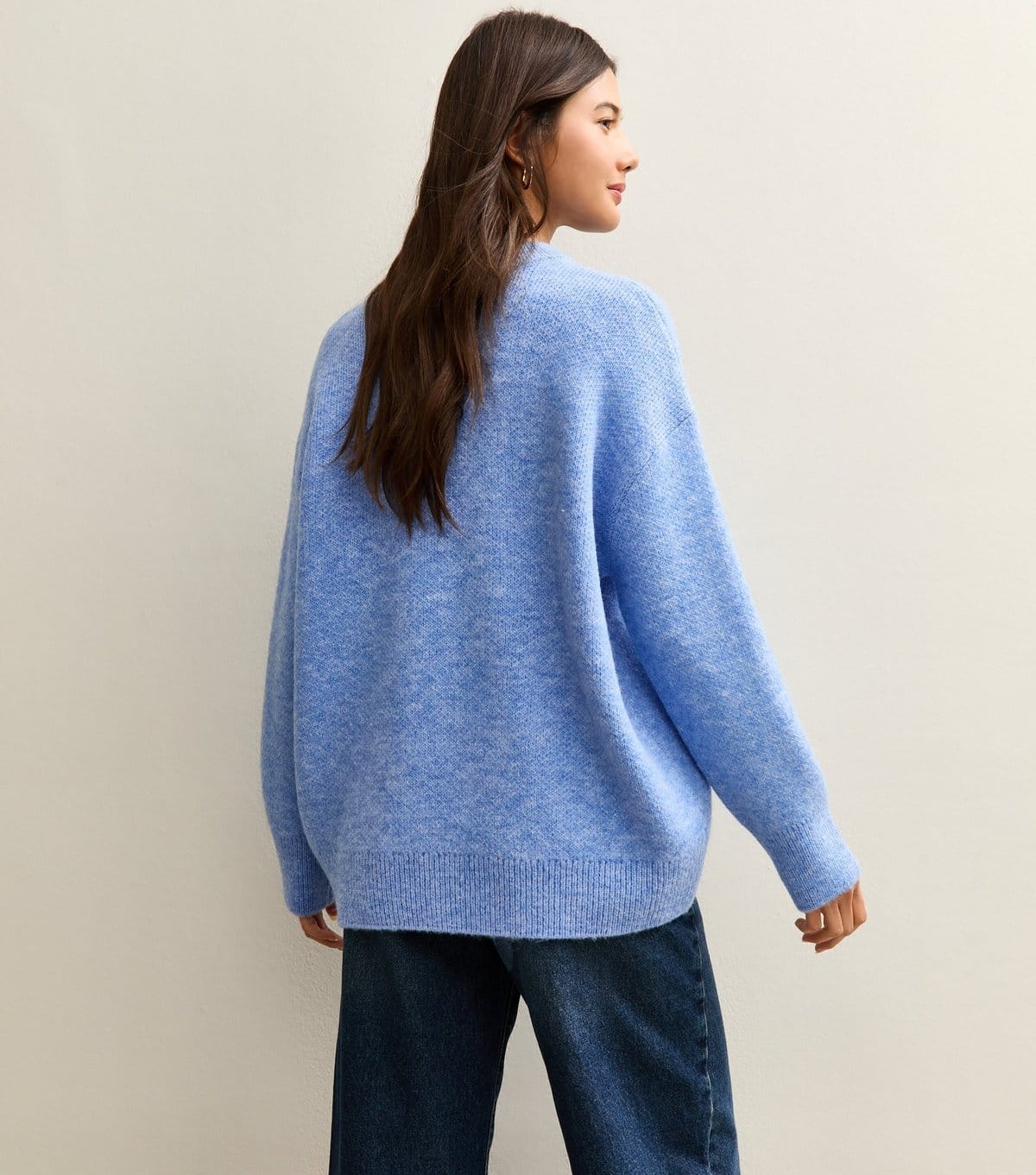 New Look Women's Blue Chunky Oversized Jumper New Look - 4