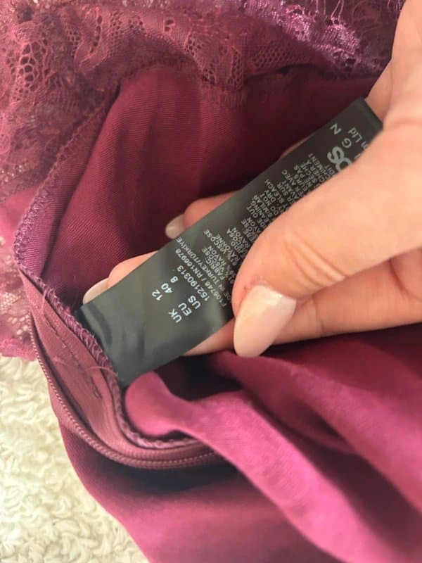 ASOS ASOS burgundy lace cami