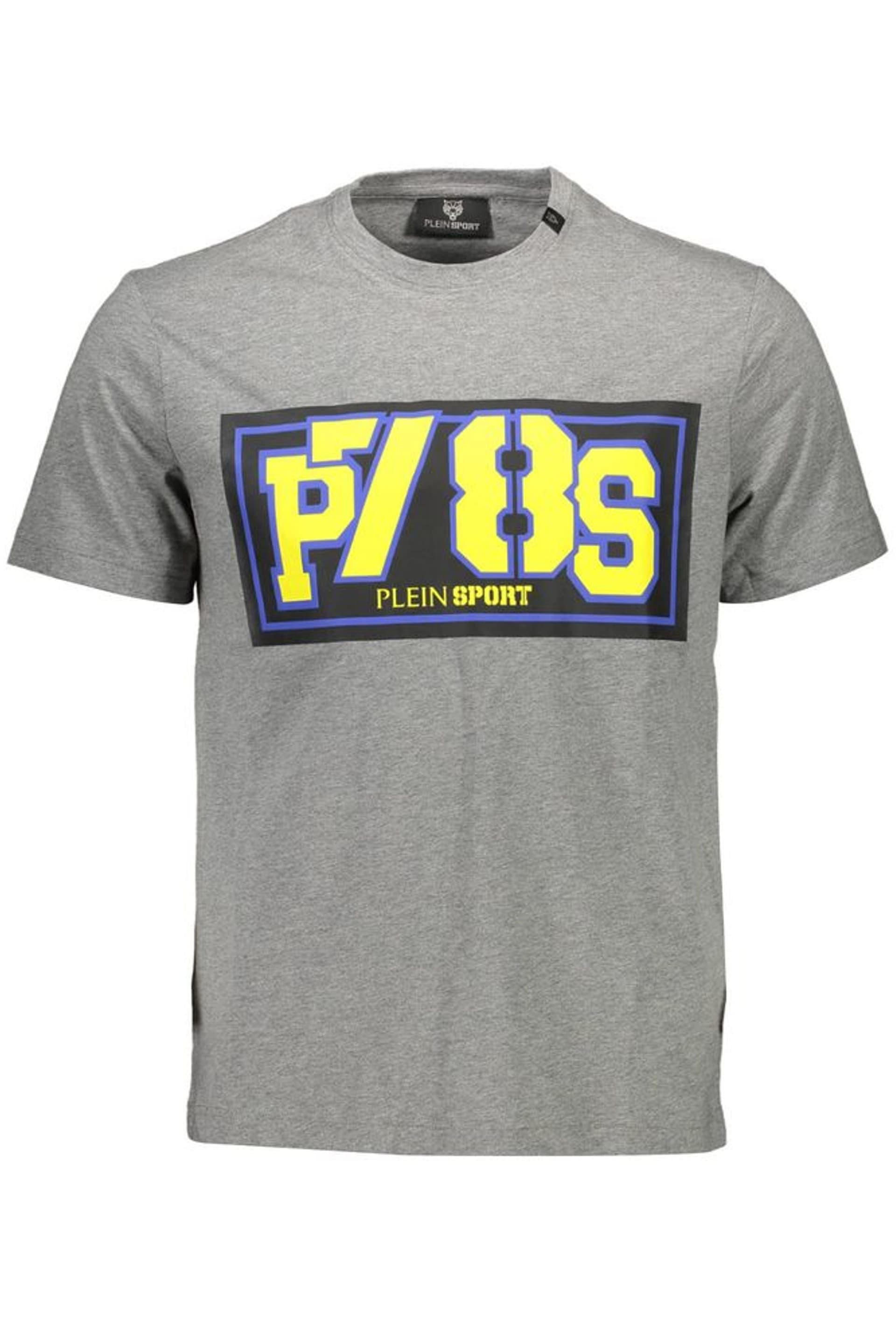 Plein Sport Plein Sport Men's P78s Graphic Tee in Grey