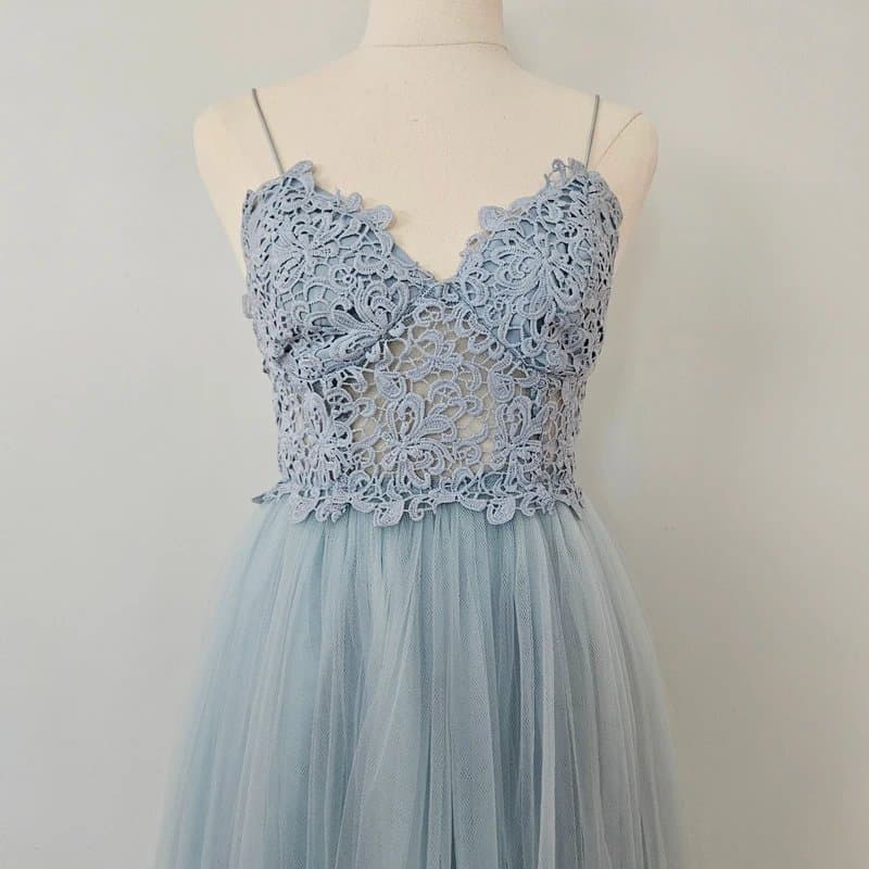 ASOS ASOS Petite Baby Blue Ballet / Fairy Tulle Prom Dress 🩵 NWT