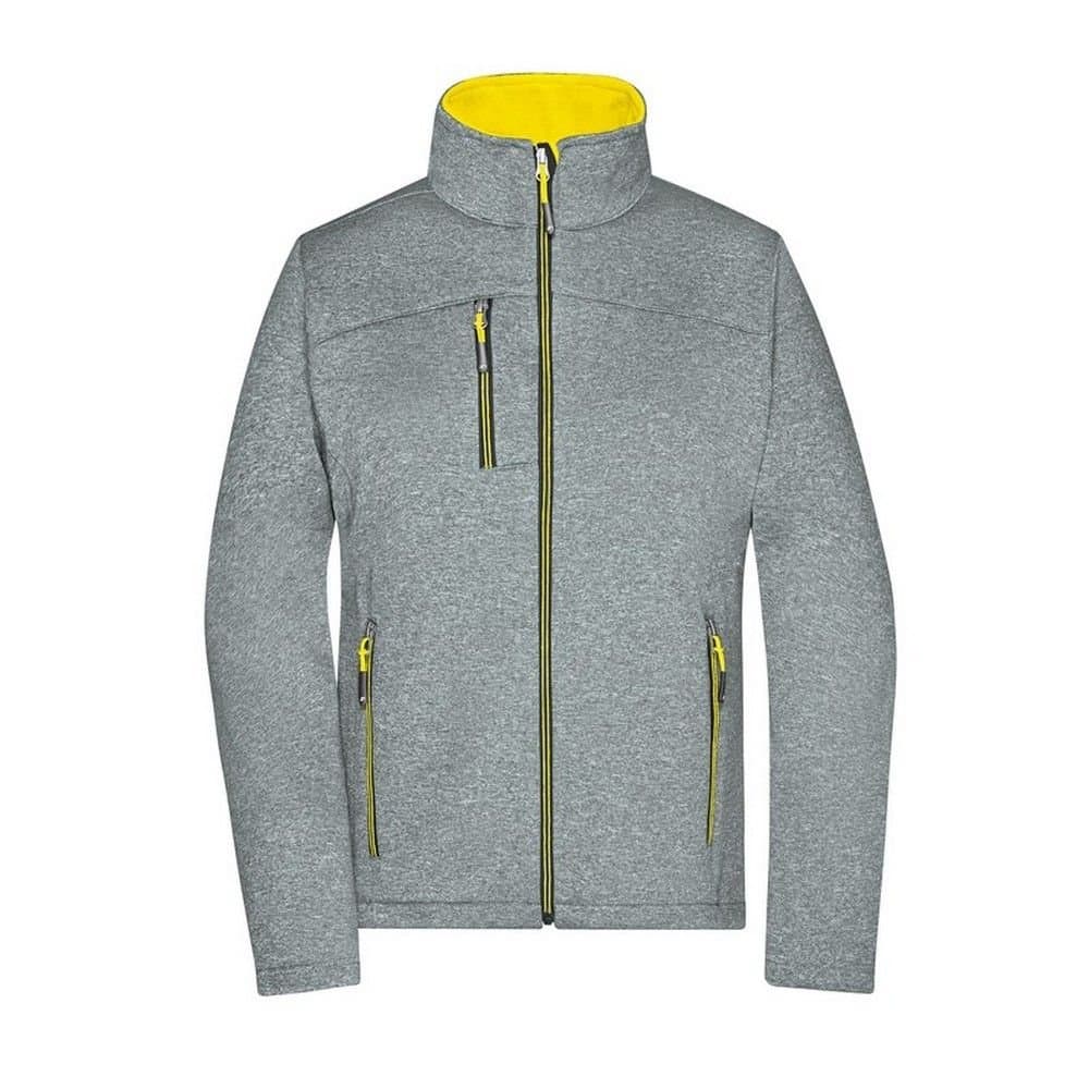 James and Nicholson James and Nicholson Women's Soft Shell Jacket in Grey