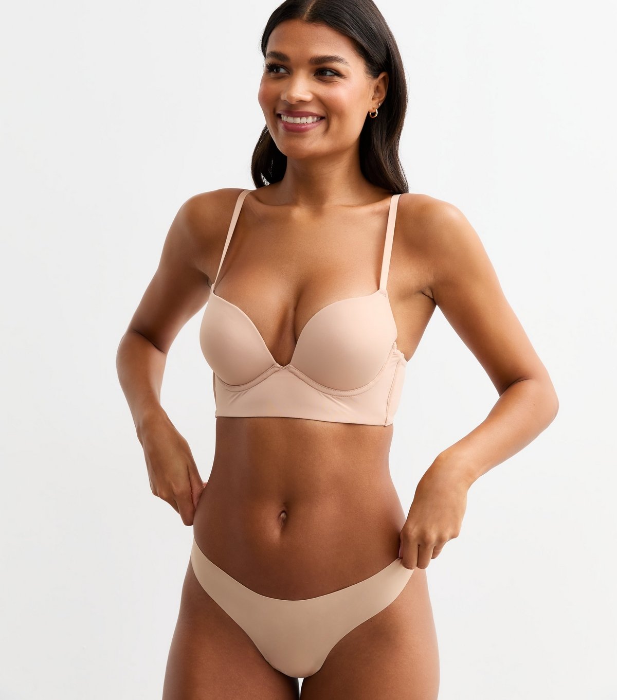New Look Women's Tan Multiway Smooth Padded Bra New Look - 2
