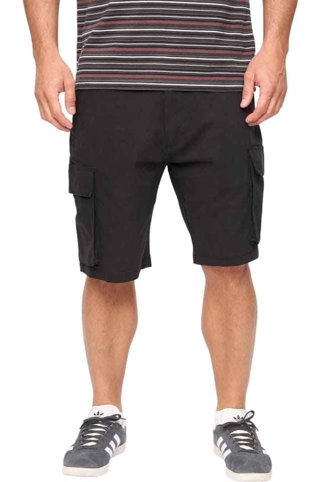 Bewley&Ritch Bewley&Ritch Men's Seaford Cargo Shorts in Black - 3