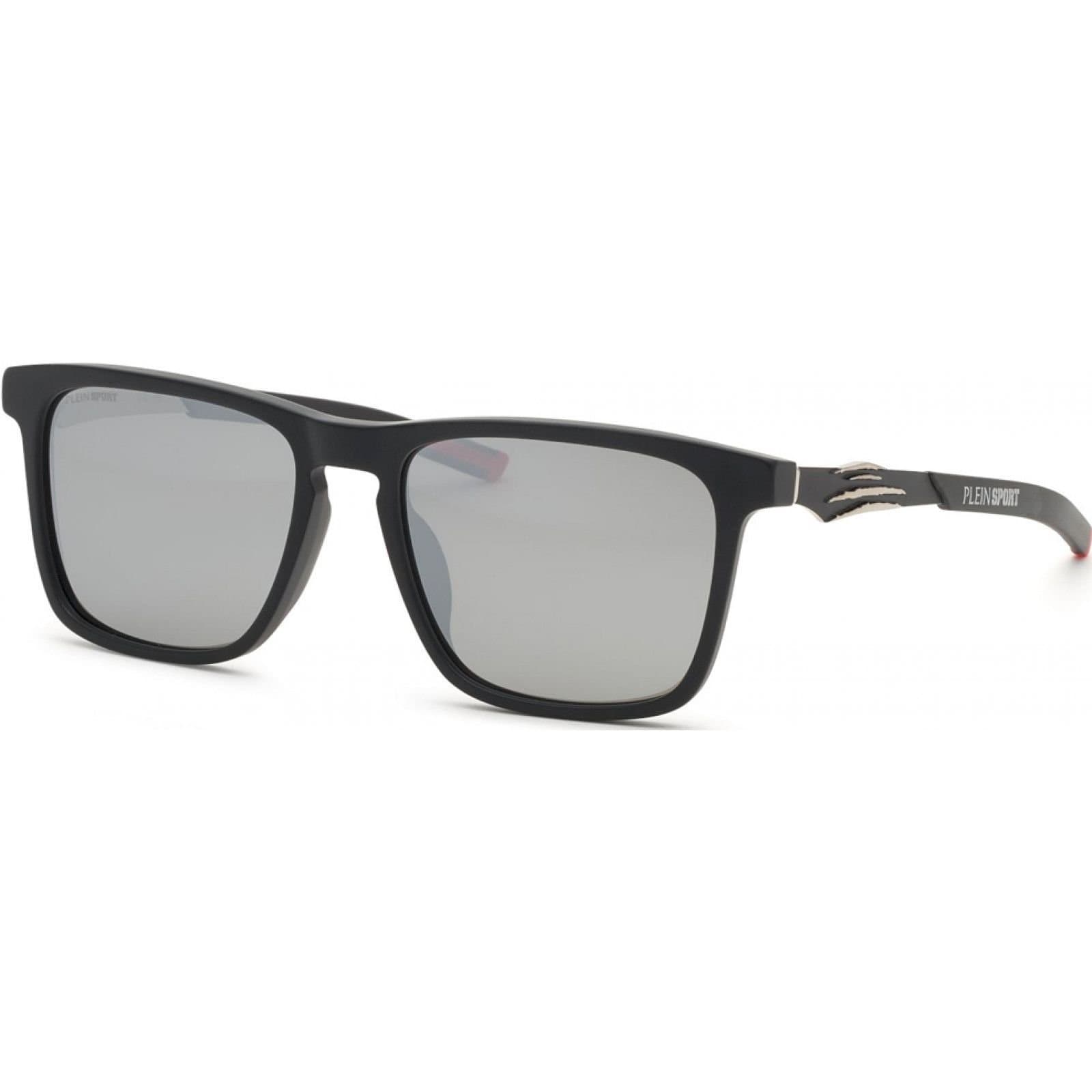 Plein Sport Plein Sport Men's SSP038-57703P Square/Rectangle Sunglasses in Black
