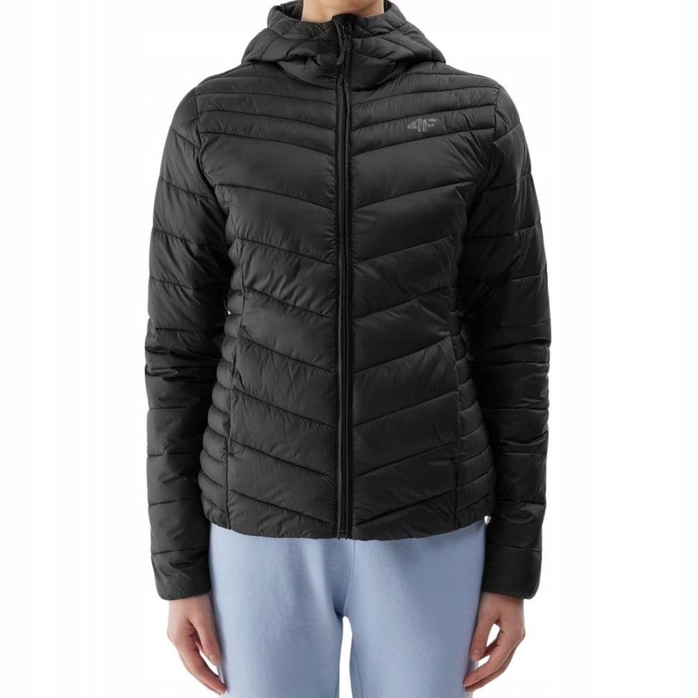 4F 4F Women's Synthetic Down Padded Jacket in Black - 4