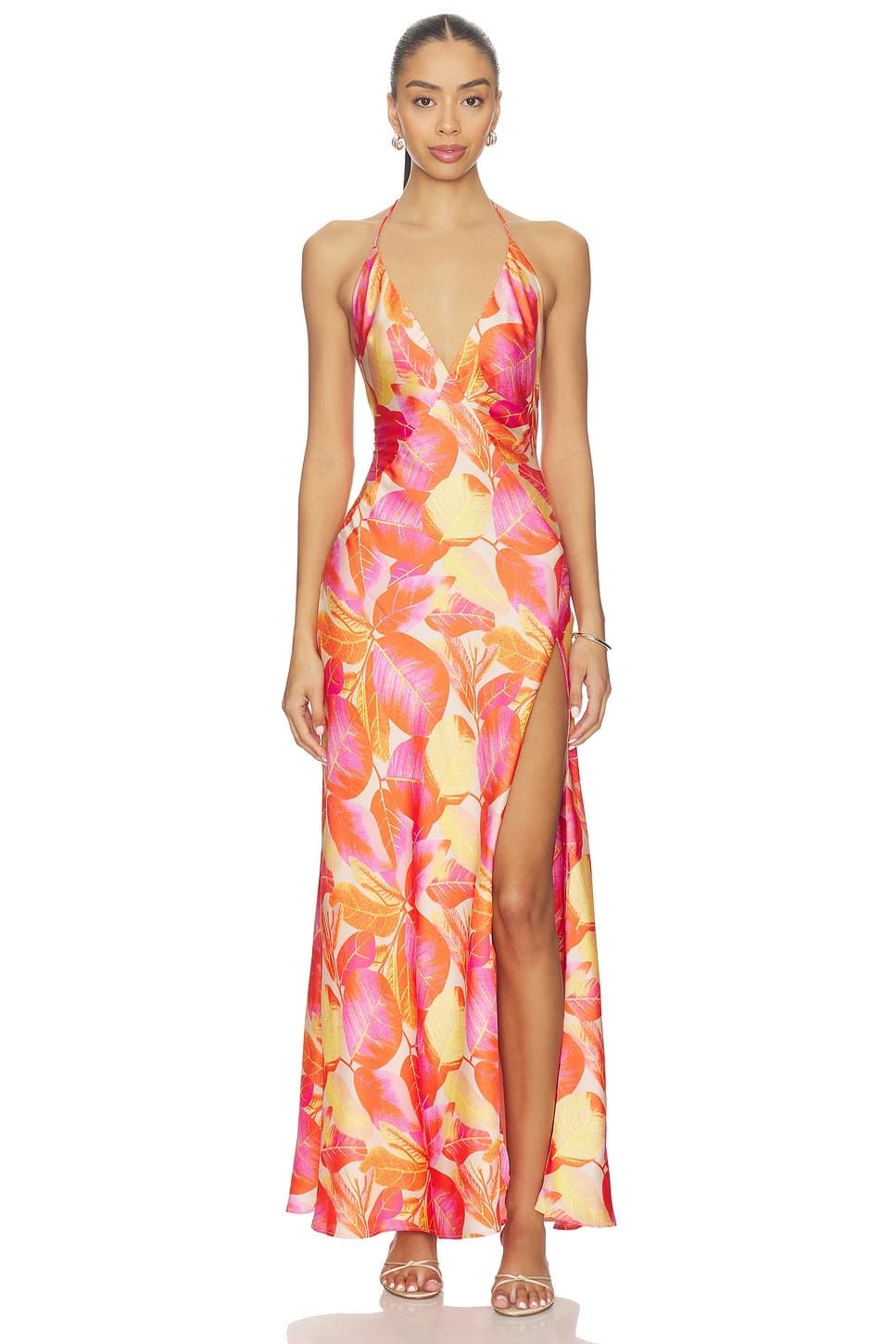 revolve Yve Halter Maxi Dress