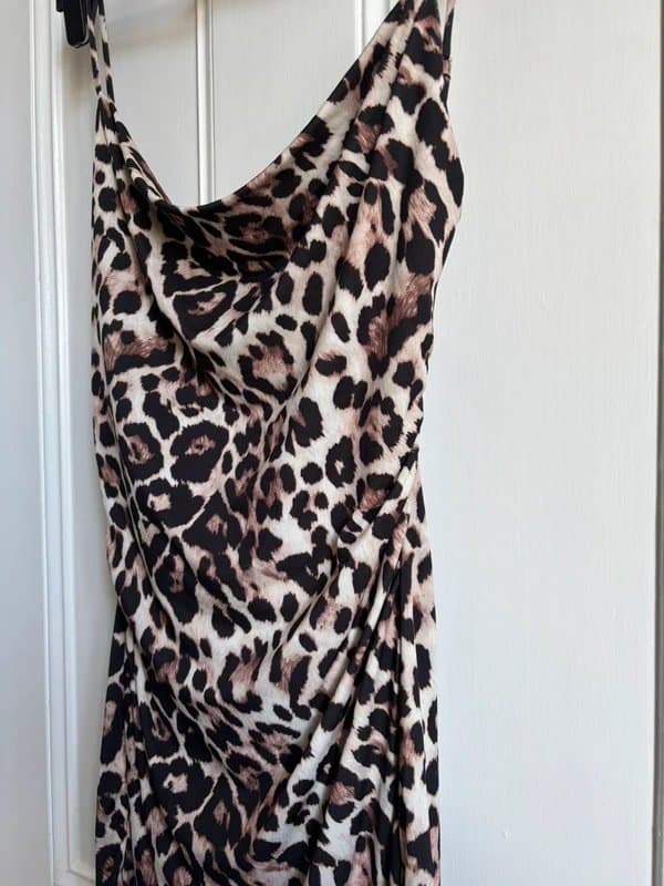 Bershka Leopard Print Mini Dress