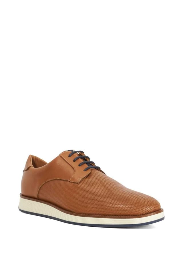 Dune London Dune London Men's 'Bow' Leather Derbies in Brown - 2