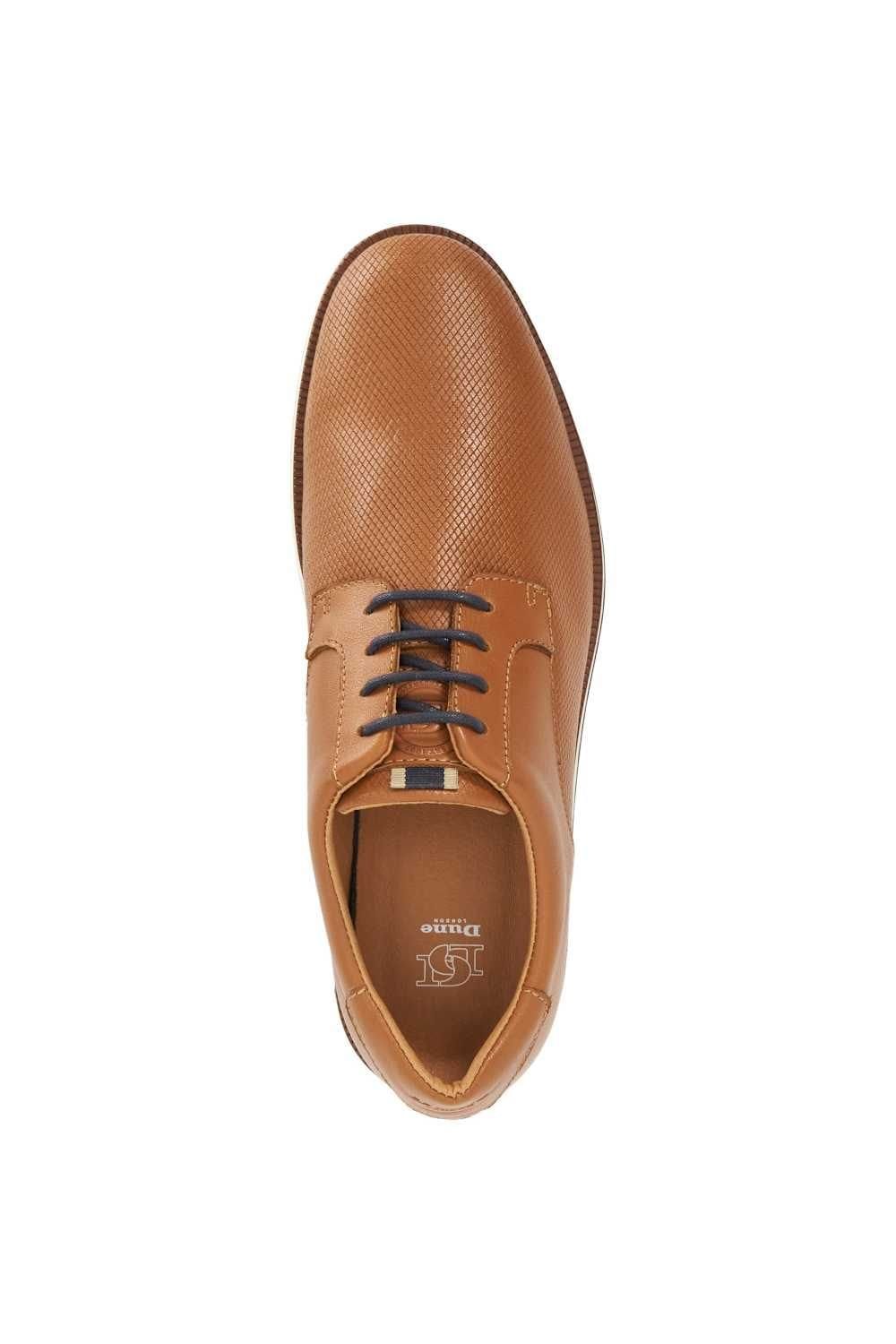 Dune London Dune London Men's 'Bow' Leather Derbies in Brown - 4