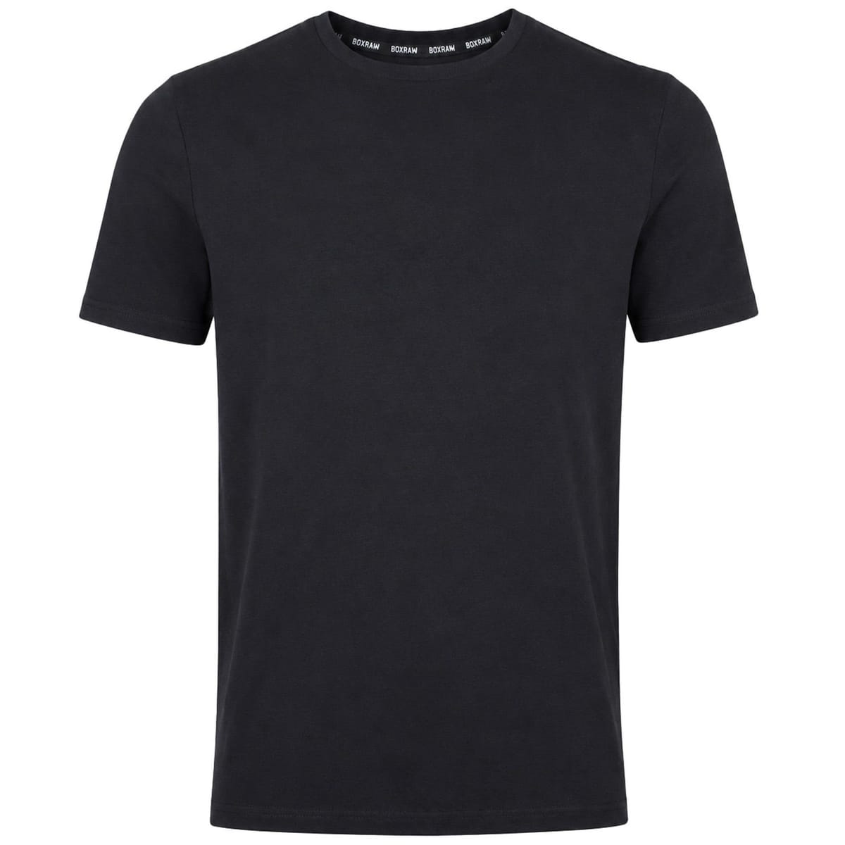BoxRaw BoxRaw Men's Plain Black T-Shirt - 1