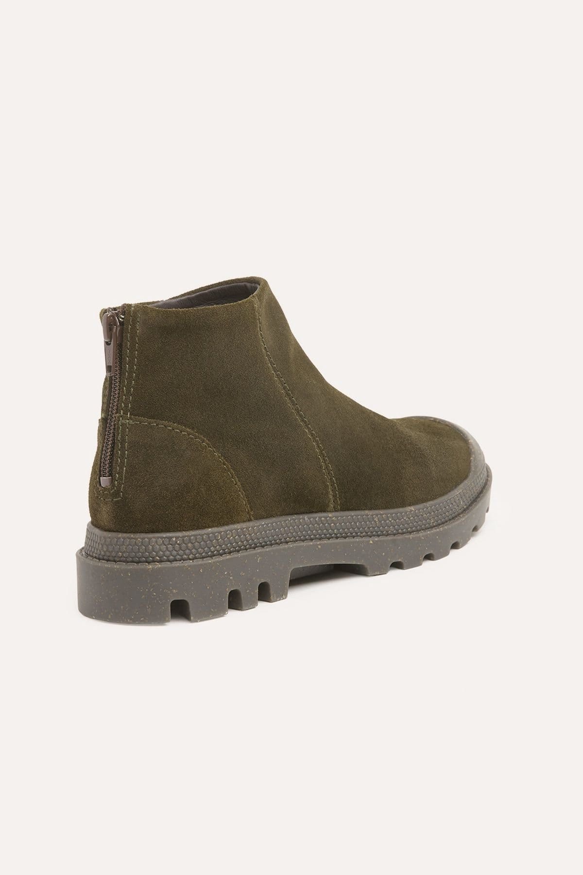 Celtic & Co Celtic & Co Women's Toe Cap Ankle Boot in Dark Olive - 4