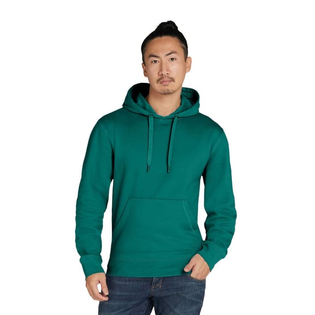 SG SG Men's Signature Tagless Hoodie in Green - 2