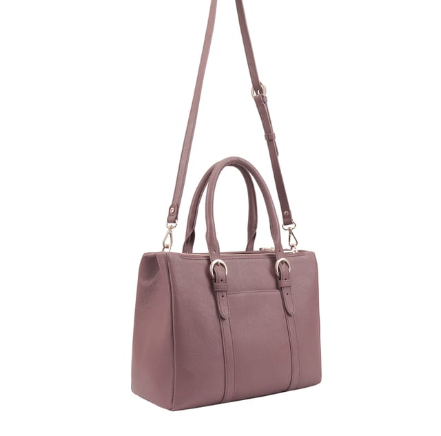 Paul Costelloe Paul Costelloe Women's Salween Leather Multi Way Bag in Pink - 2