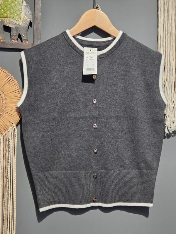 New Look Newlook knit waistcoat