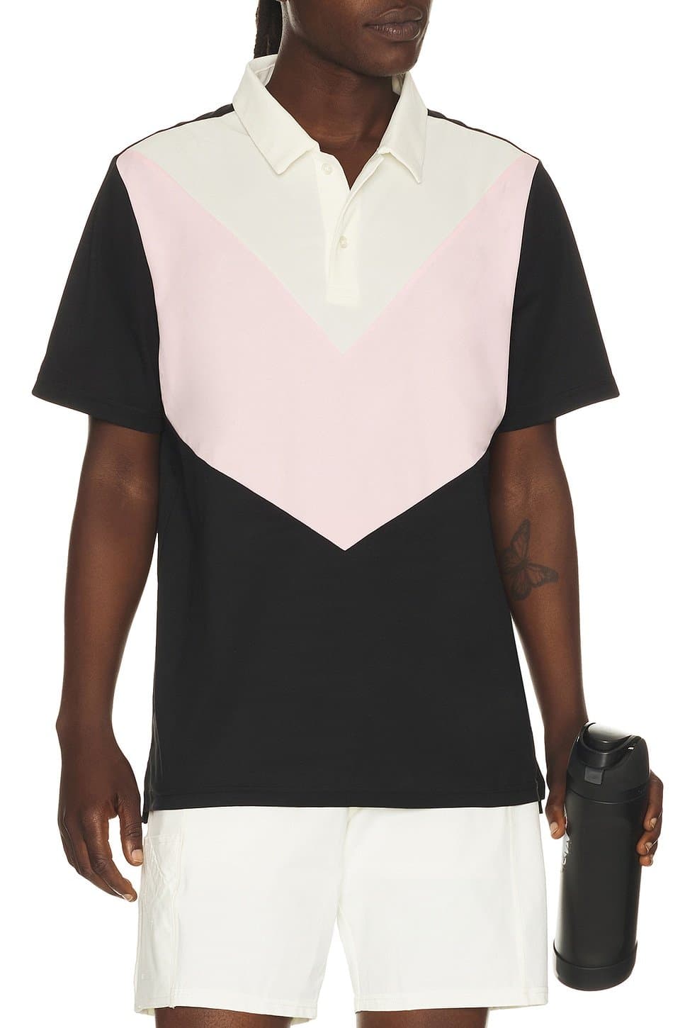 revolve Color Block Polo