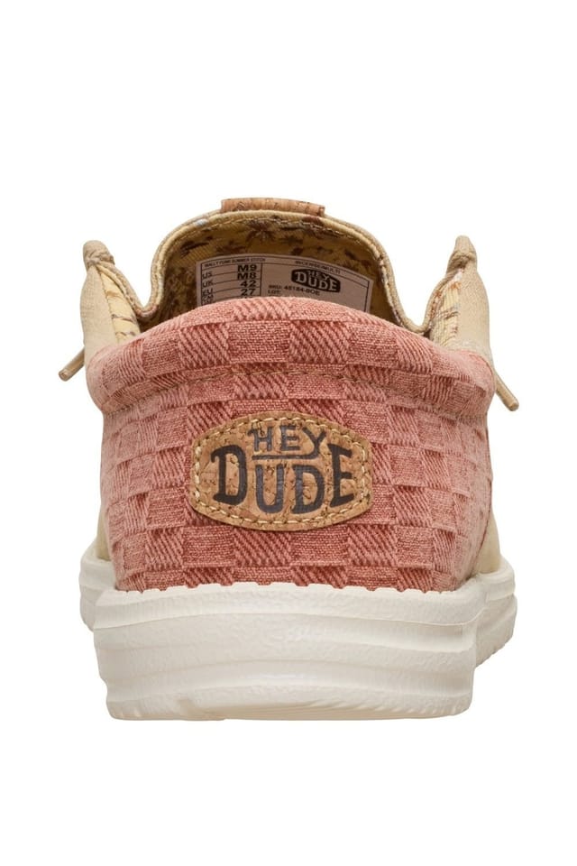 HEY DUDE Hey Dude Men's Wally Funk Summer Stretch Slip On Shoes in Tan - 2