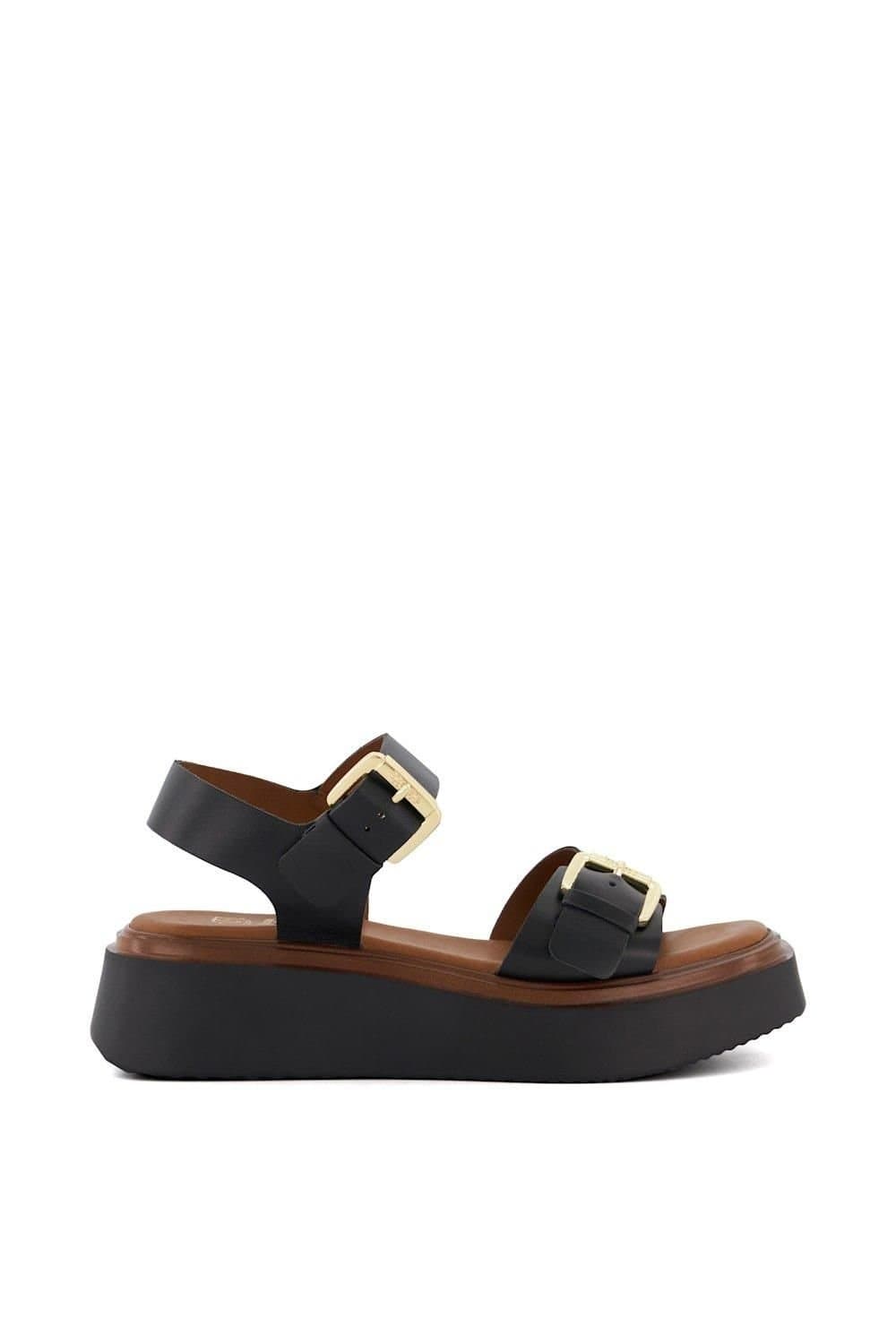 Dune London Dune London Women's 'Loells' Leather Sandals in Black