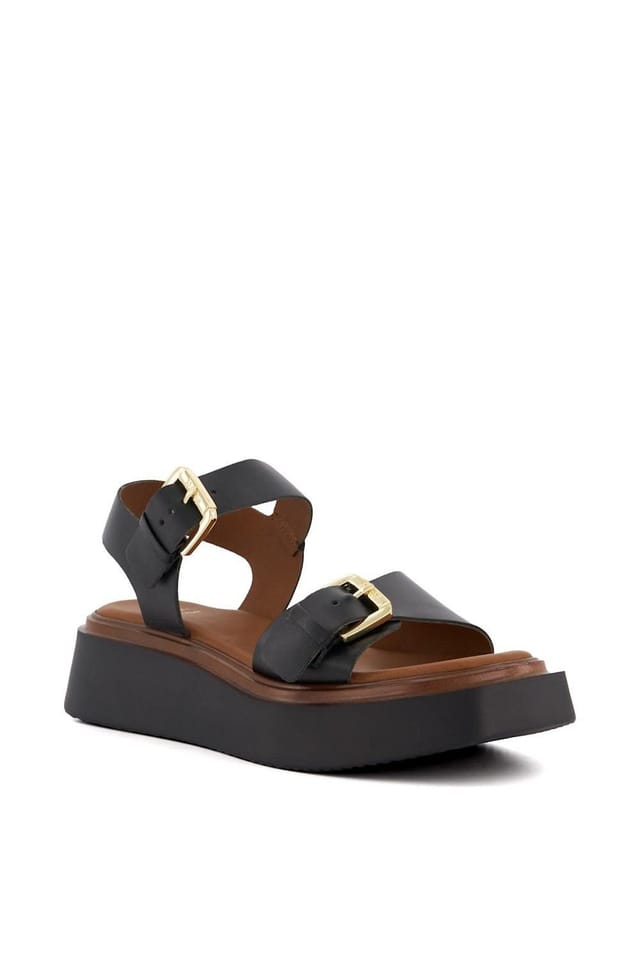 Dune London Dune London Women's 'Loells' Leather Sandals in Black - 2