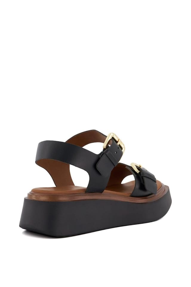 Dune London Dune London Women's 'Loells' Leather Sandals in Black - 3