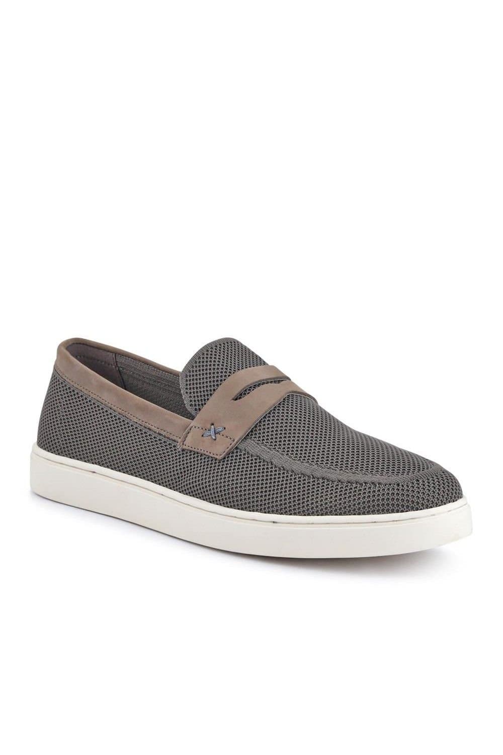 Jones Bootmaker Jones Bootmaker Men's Quincee Slip-On Shoes in Grey