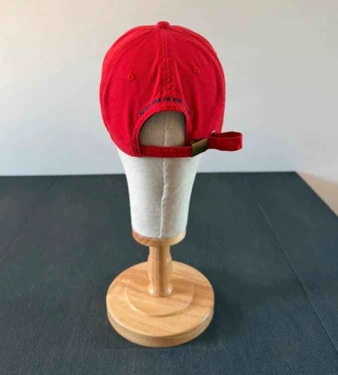 Land Rover Land Rover Red Adventure Cap Since 1948 Adjustable Baseball Hat Size M 55-56cm