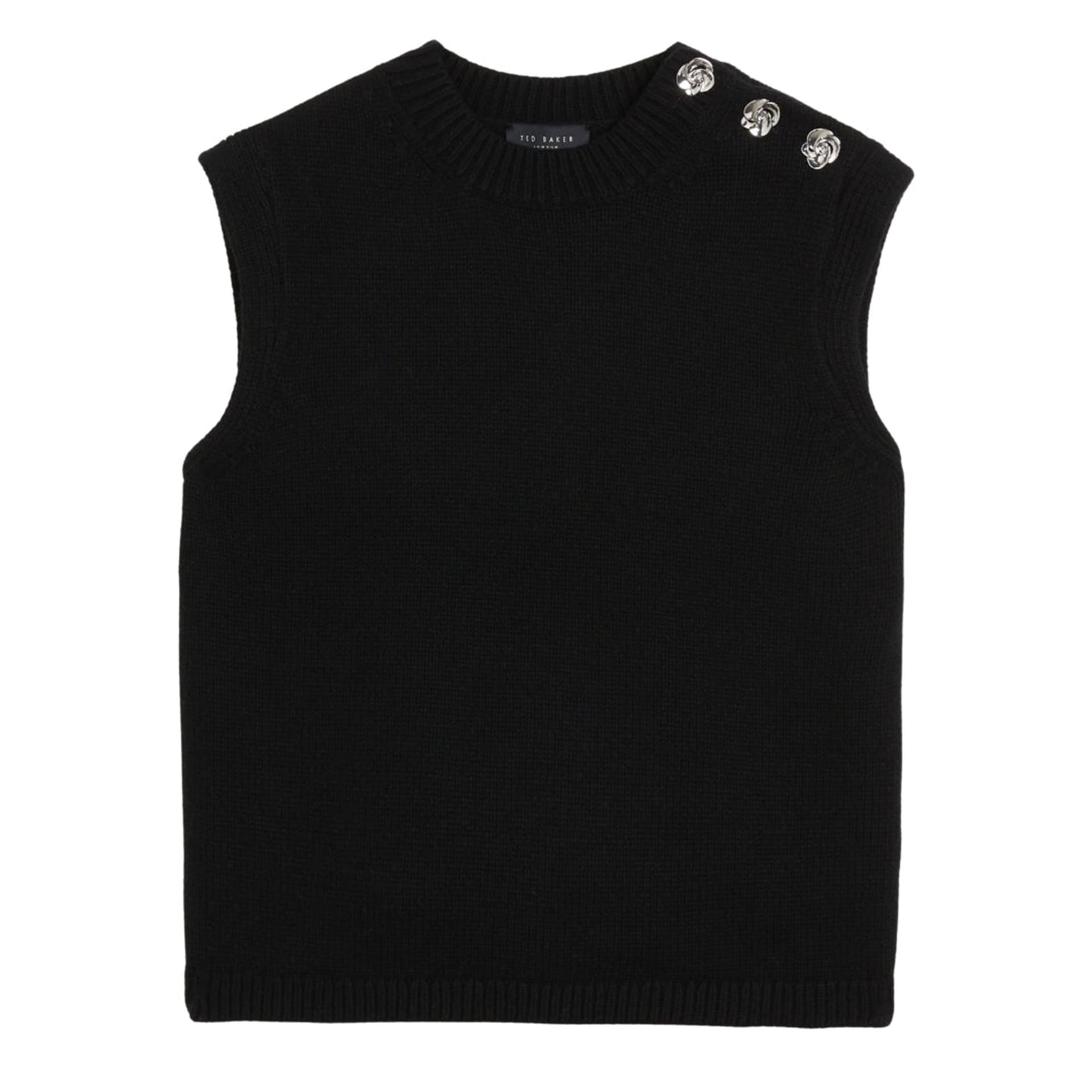 Ted Baker Ted Baker Women's Rondher Sleeveless Crew Neck Sweater in Black