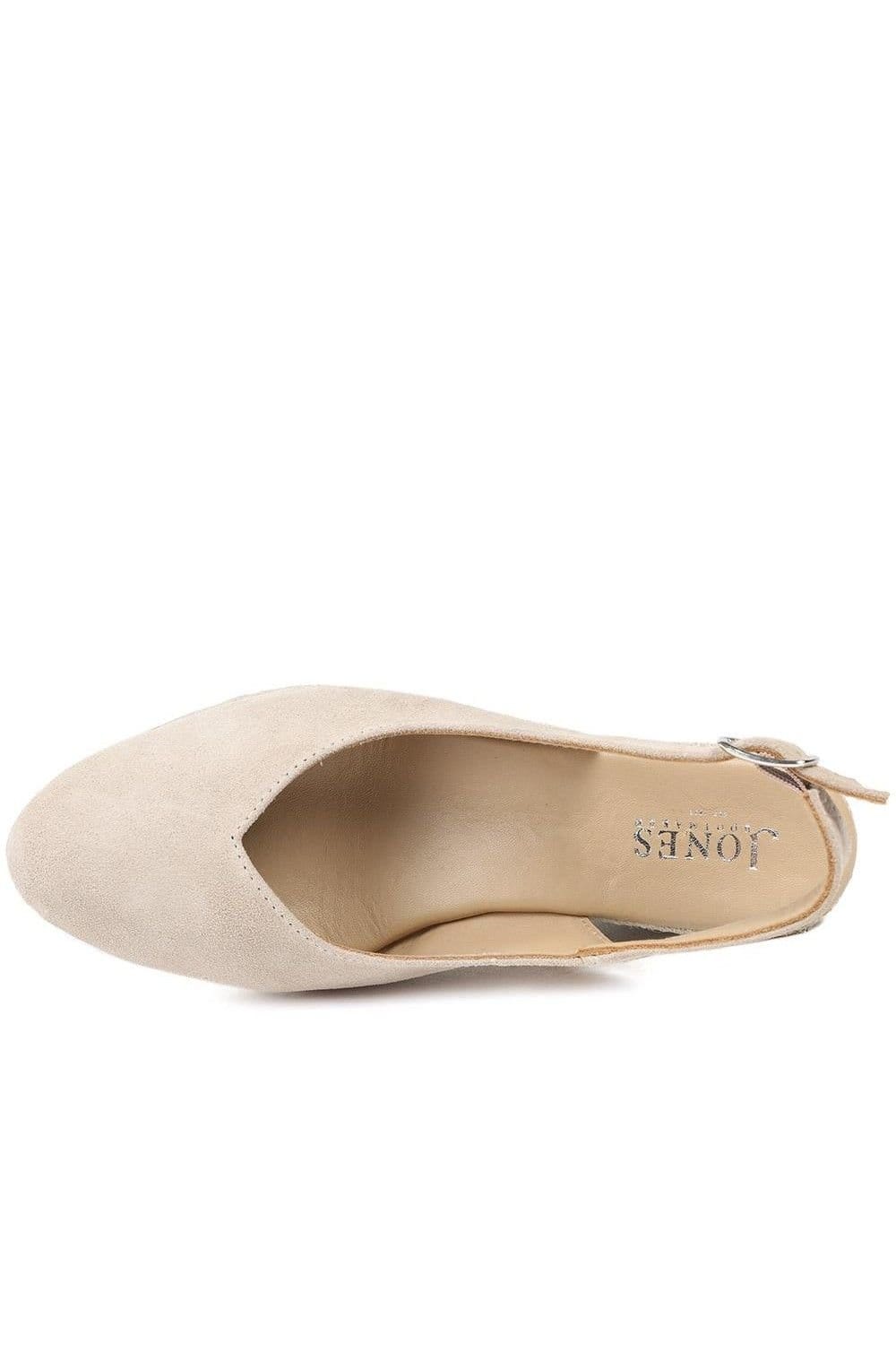 Jones Bootmaker Jones Bootmaker Women's Raisa Leather Buckle Fasten Espadrilles in Light Sand - 4