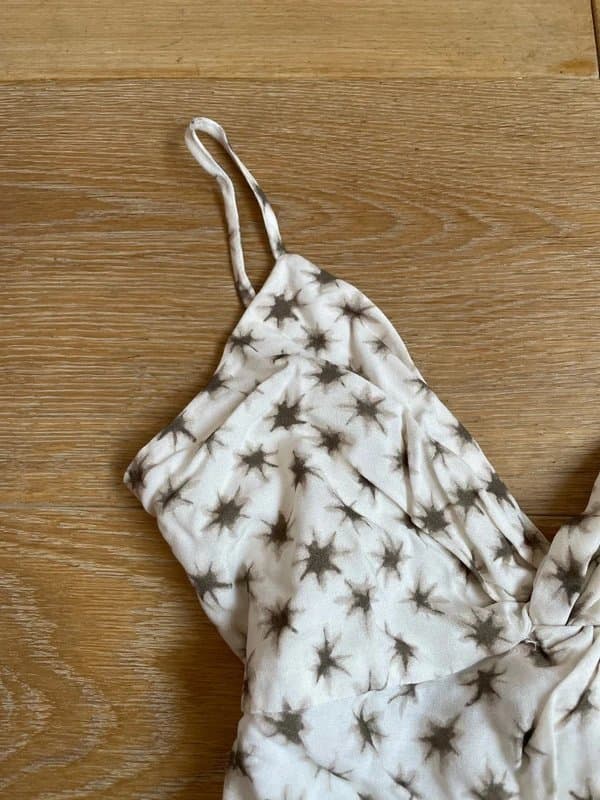 Pull & Bear y2k pull&bear cream brown strap cami 2000s frilly urban outfitters fairy