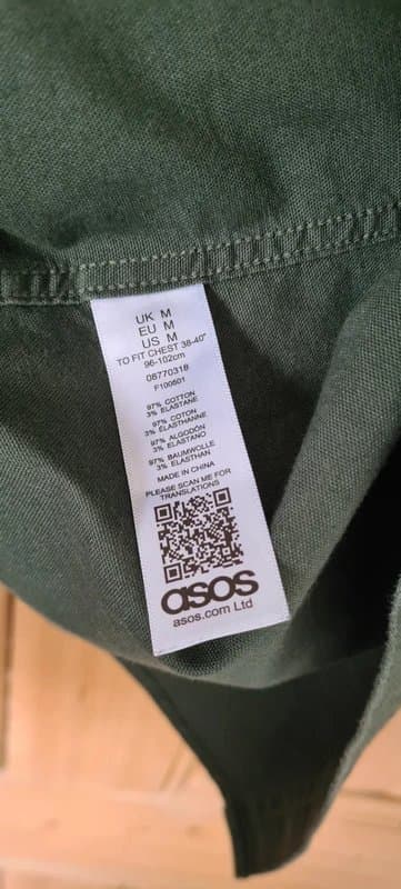 ASOS ASOS mens forest Green shirt size M