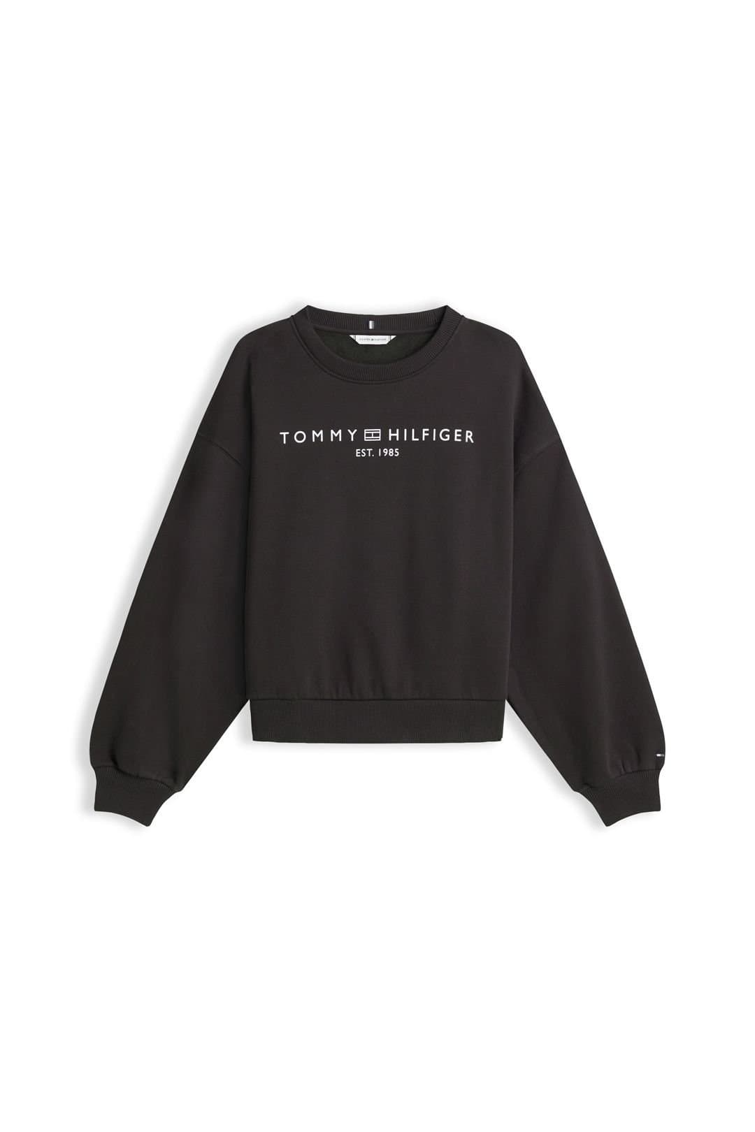 Tommy Hilfiger Tommy Hilfiger Women's Corp Logo Modern Sweatshirt Black