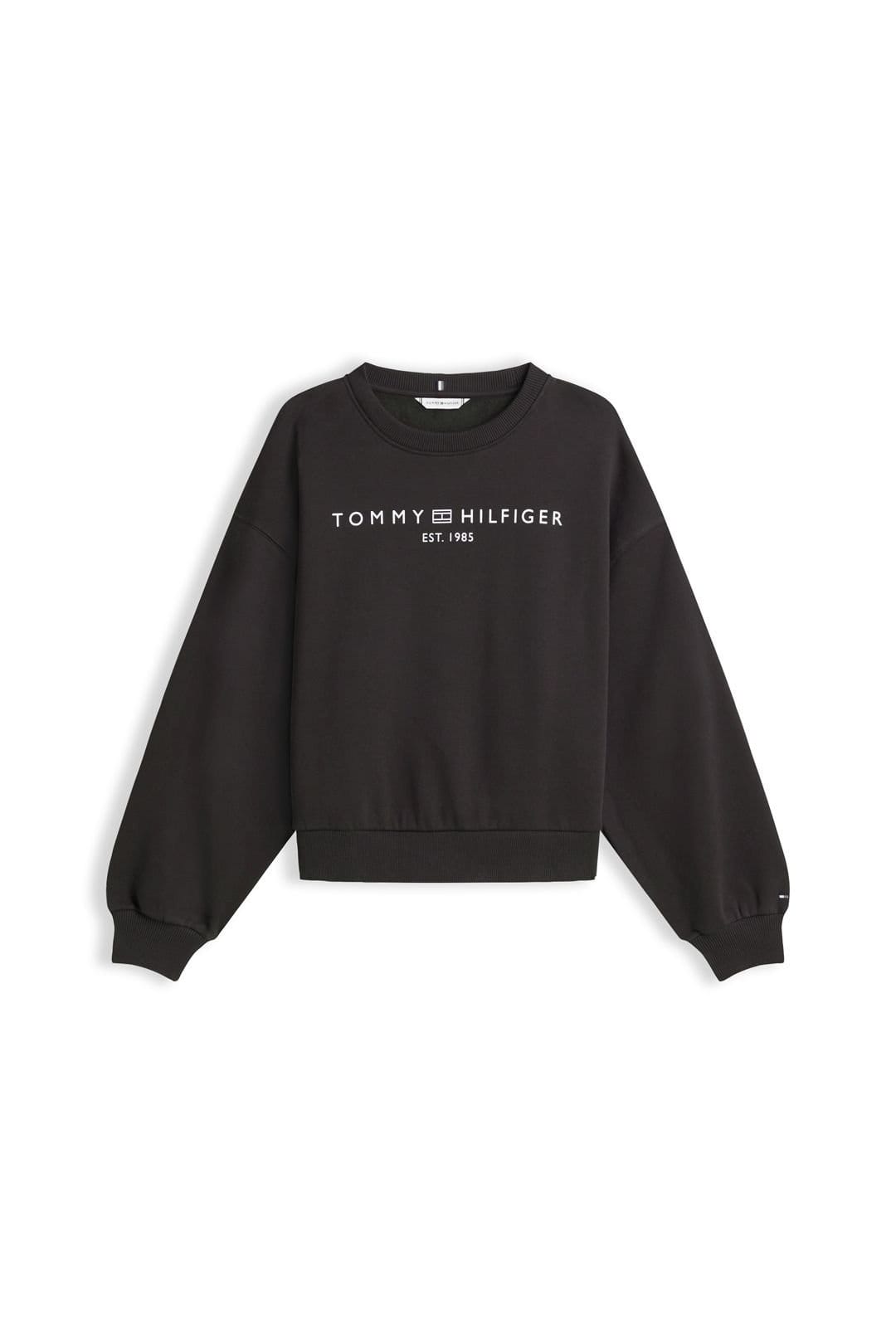 Tommy Hilfiger Tommy Hilfiger Women's Corp Logo Modern Sweatshirt Black - 1