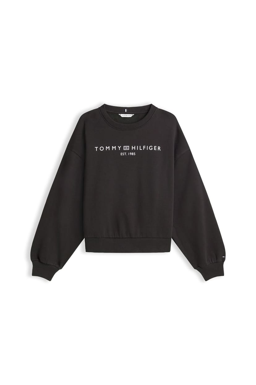 Tommy Hilfiger Tommy Hilfiger Women's Corp Logo Modern Sweatshirt Black - 1