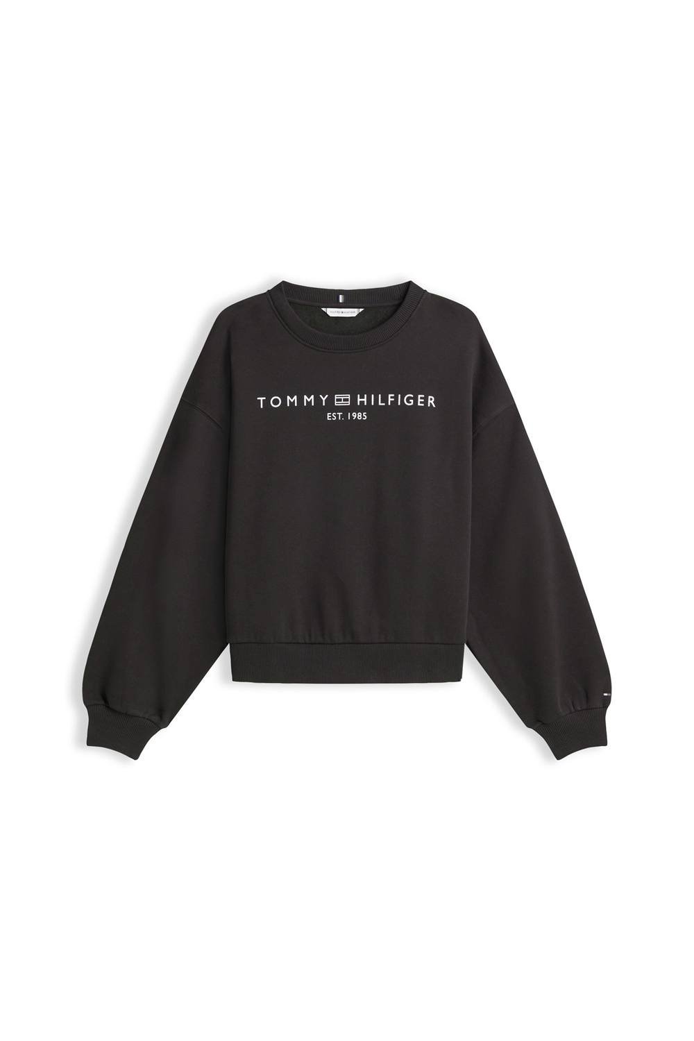 Tommy Hilfiger Tommy Hilfiger Women's Corp Logo Modern Sweatshirt Black - 2