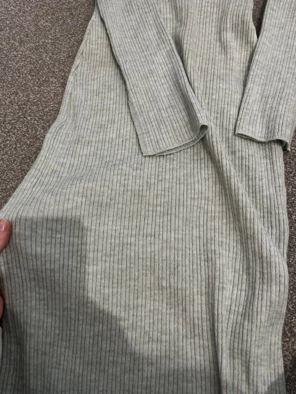ASOS ASOS design size small light blue/green knitted dress