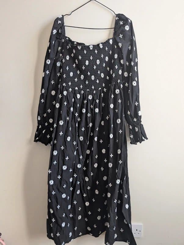 Never Fully Dressed Never Fully Dressed Embroidered Midi Dress