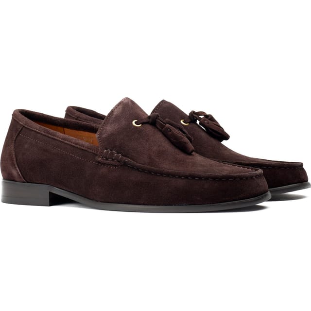 SOLE SOLE Men's Rod Tassel Loafer Shoes in Brown - 2