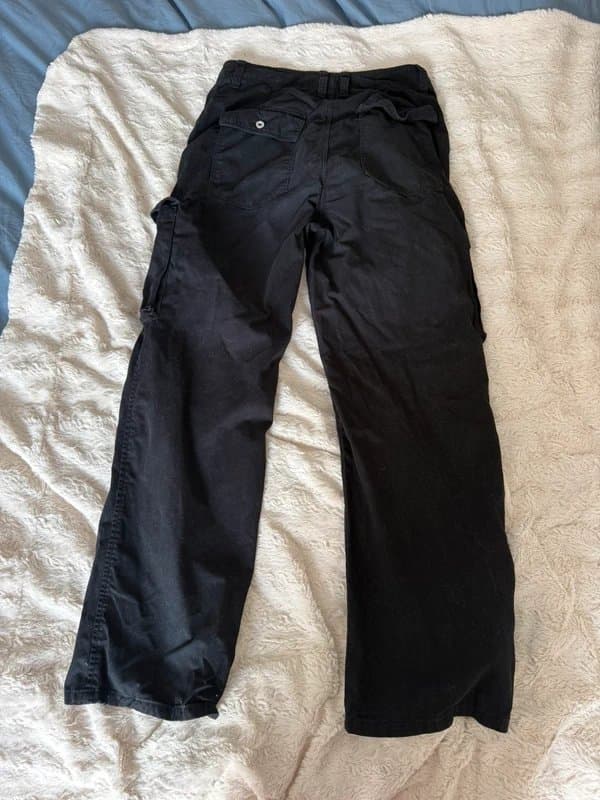 Bershka black cargo pants from bershka