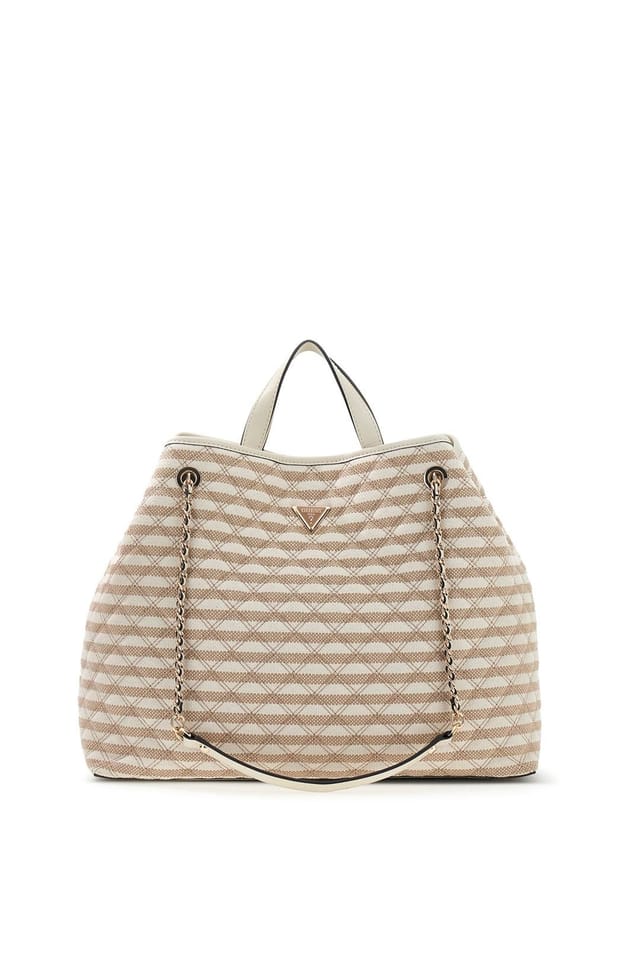 Guess Guess Women's Giully Ii Large 2 In 1 Tote Taupe - 2