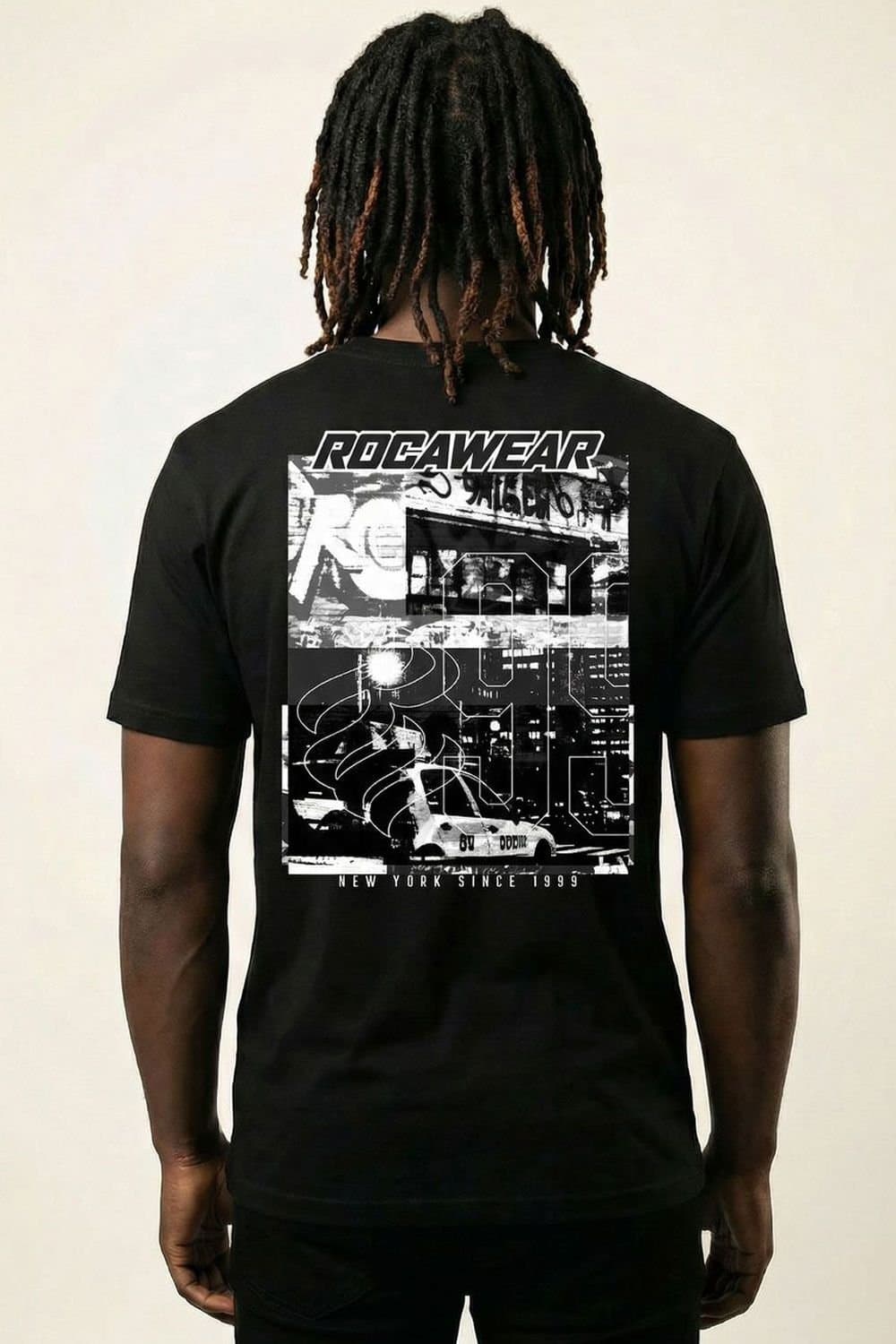 RocaWear Rocawear Men's NYC Street T-Shirt in Black