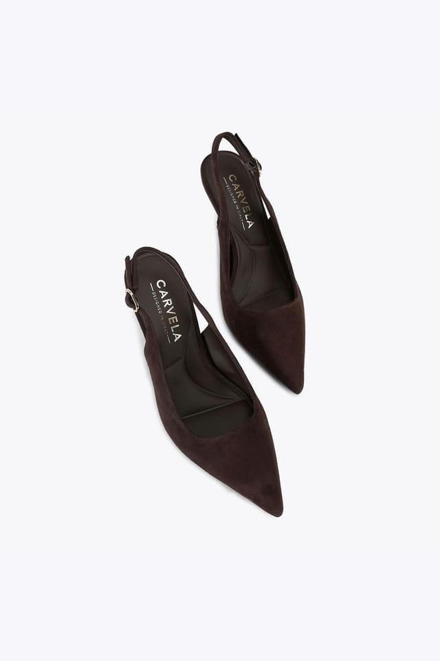 Carvela Carvela Women's 'Spirited' Suede Heels in Dark Brown - 2