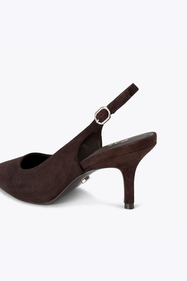 Carvela Carvela Women's 'Spirited' Suede Heels in Dark Brown - 3
