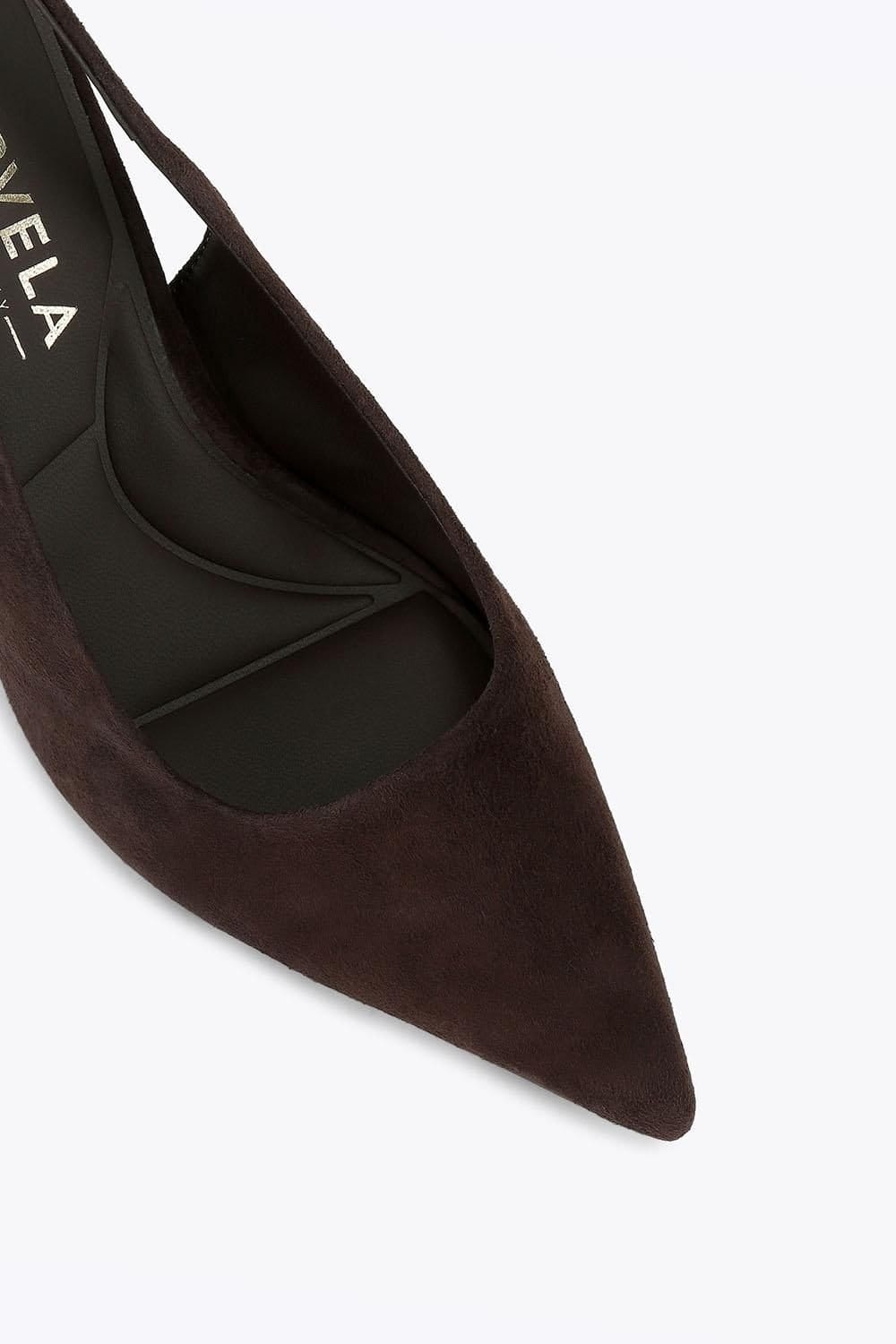 Carvela Carvela Women's 'Spirited' Suede Heels in Dark Brown - 4