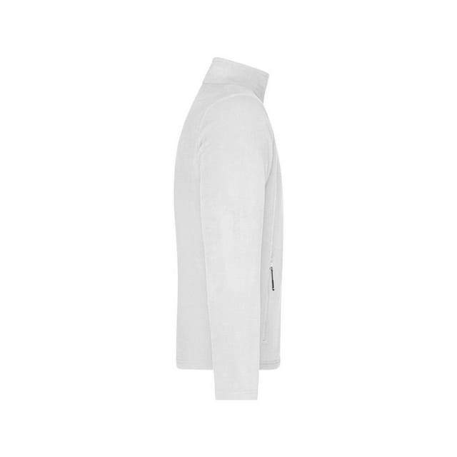 James and Nicholson James and Nicholson Men's Fleece Jacket in White - 3